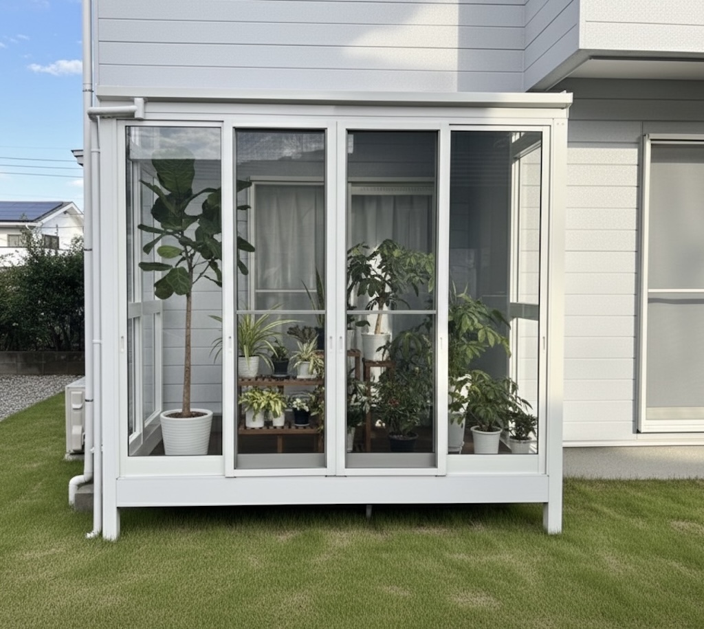 テラス囲い取付工事 画像