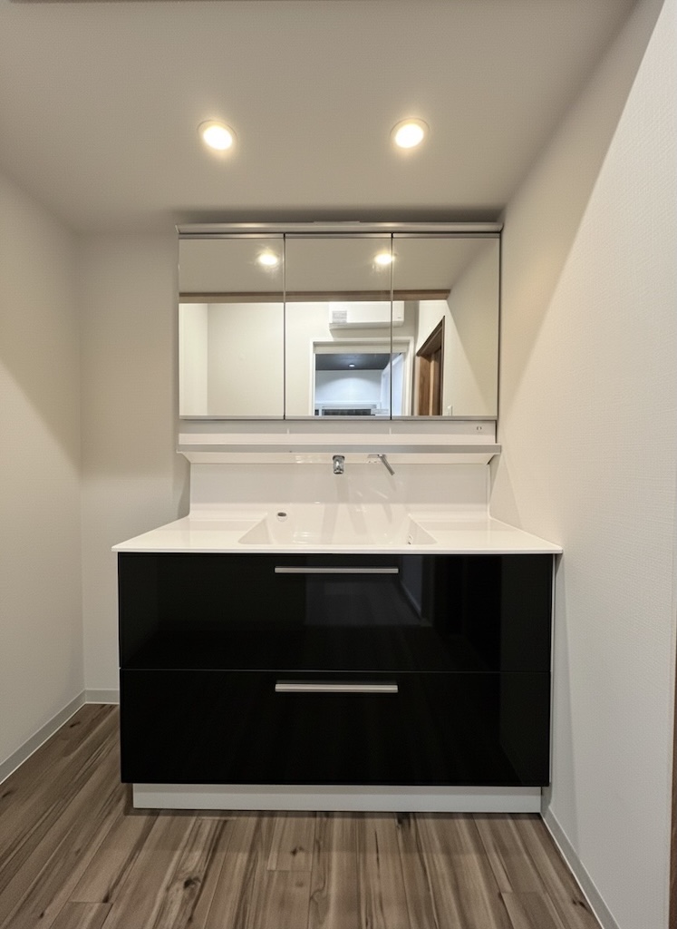 洗面化粧台取替内装工事 アイキャッチ画像