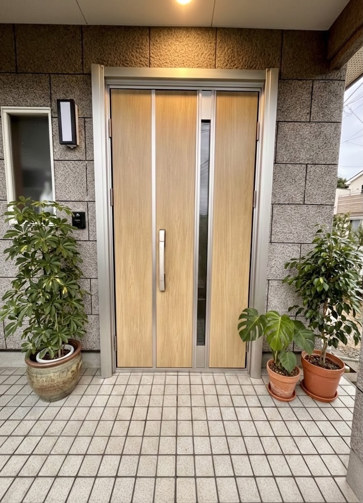 玄関ドア取替工事 画像