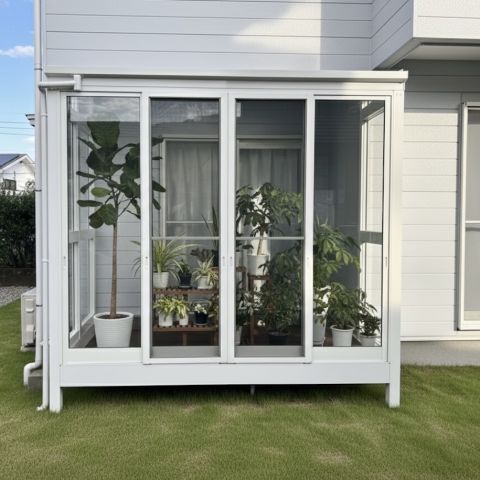 テラス囲い取付工事