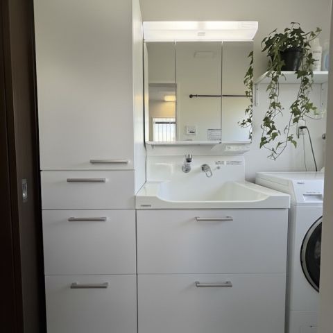 洗面化粧台取替内装工事