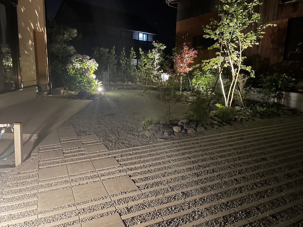 現場シリーズ庭づくり ライトアップ