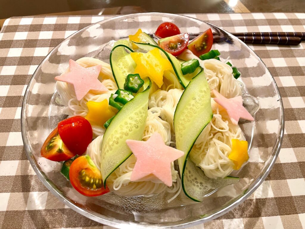 季節の料理七夕素麺