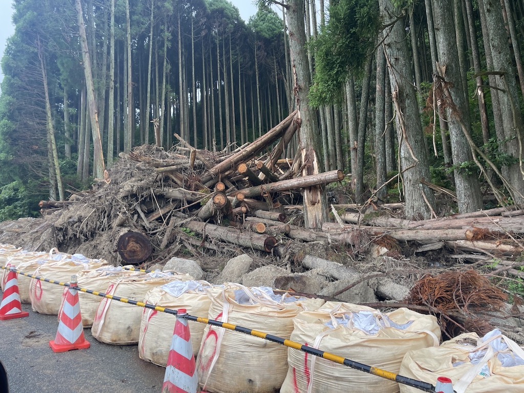 現場シリーズ台風が去ったあと
