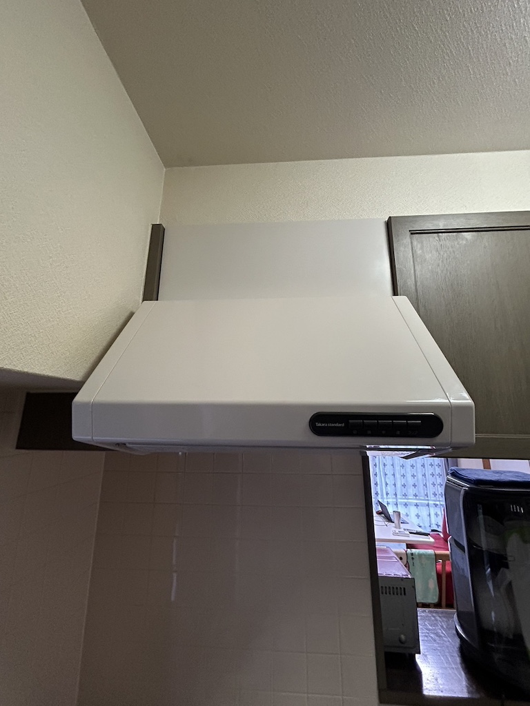 レンジフード取替工事